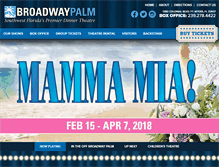 Tablet Screenshot of broadwaypalm.com